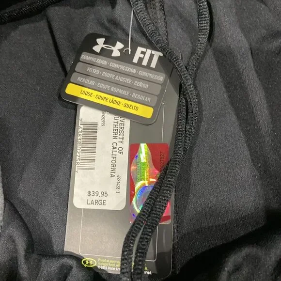 Under Armour Men's Loose Fit Shorts, Black, Size Large USC Trojans - Picture 6 of 6